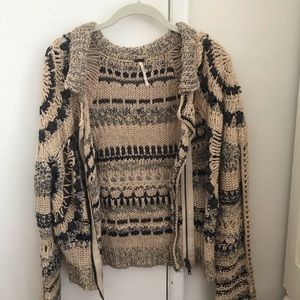 Free People sweater jacket